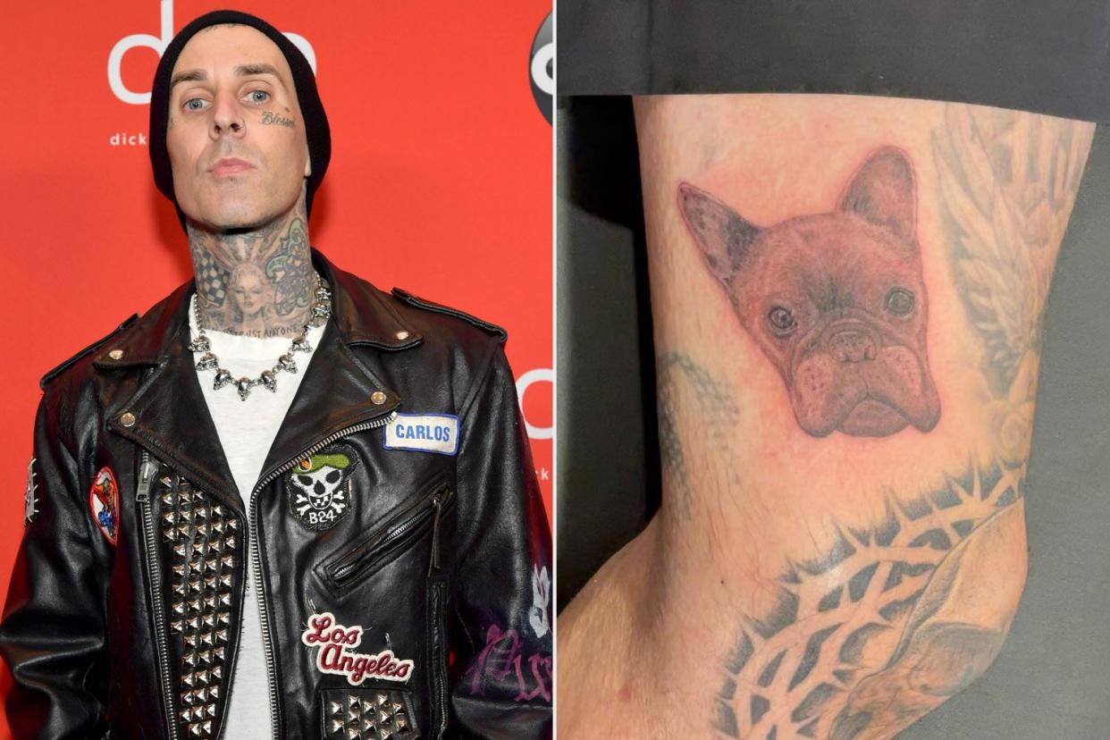 LOS ANGELES, CALIFORNIA - NOVEMBER 22: In this image released on November 22, Travis Barker attends the 2020 American Music Awards at Microsoft Theater on November 22, 2020 in Los Angeles, California. (Photo by Emma McIntyre /AMA2020/Getty Images for dcp); https://www.instagram.com/p/CkjM8bqvl3y/. Travis Barker/Instagram