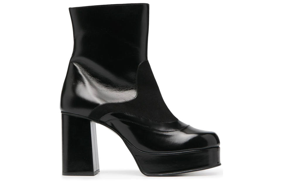 round toe boots, platform, see by chloe