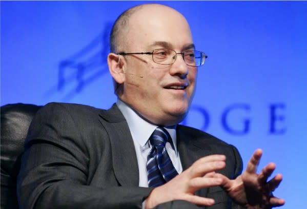 Steven A. Cohen speaking at a conference in Las Vegas in 2011.
