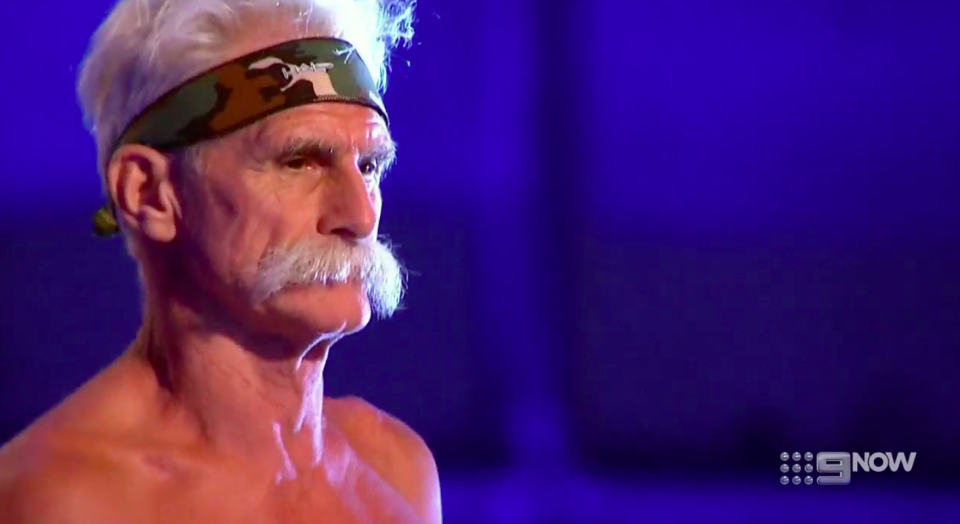 Ian Newland, 64, has become the oldest person ever to compete on <em>Australian Ninja Warrior.</em> Source: Nine