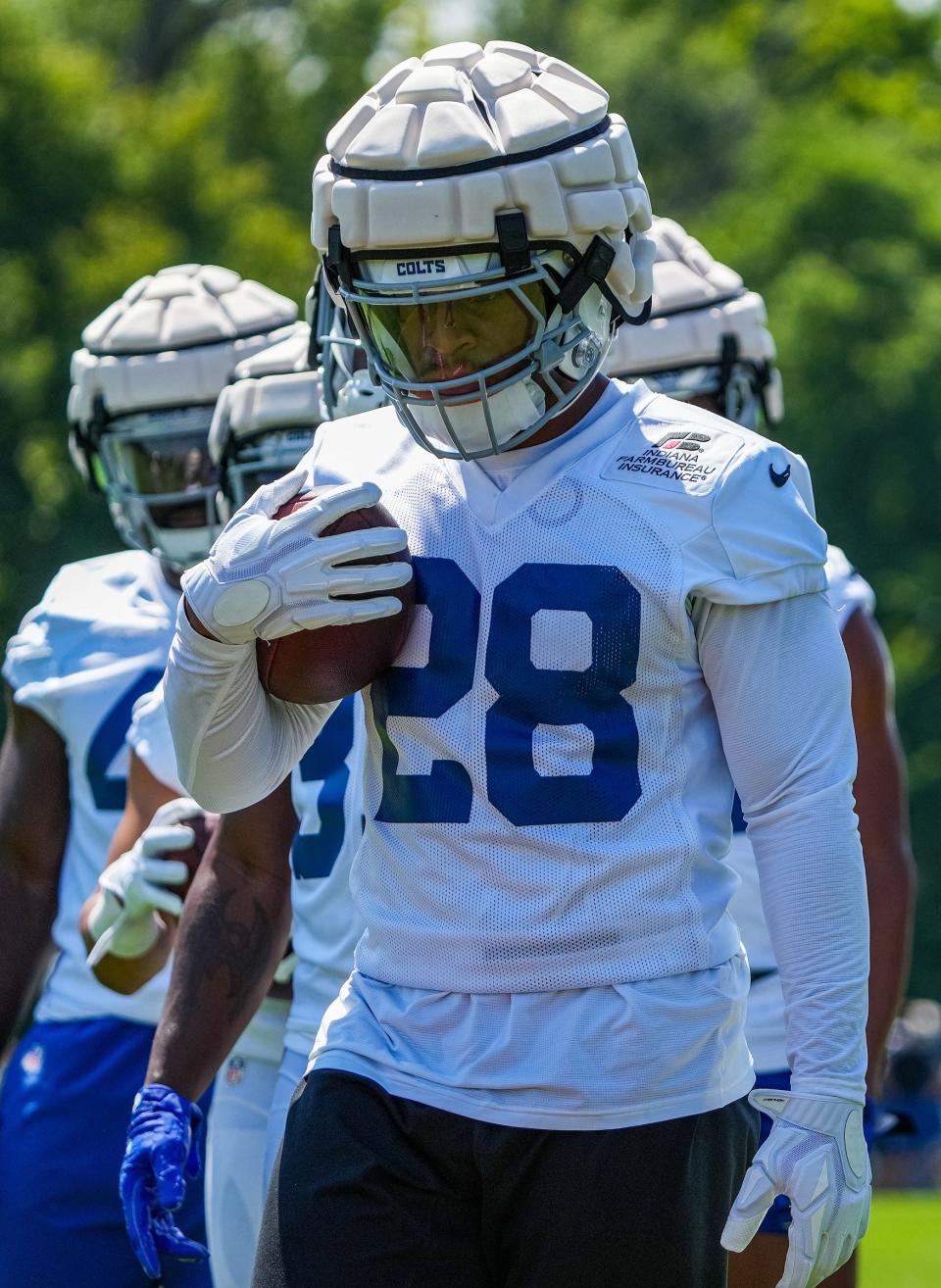 After leading the NFL in rushing last season, Indianapolis Colts running back Jonathan Taylor is poised for another big season in an offense built around his unique blend of skills.