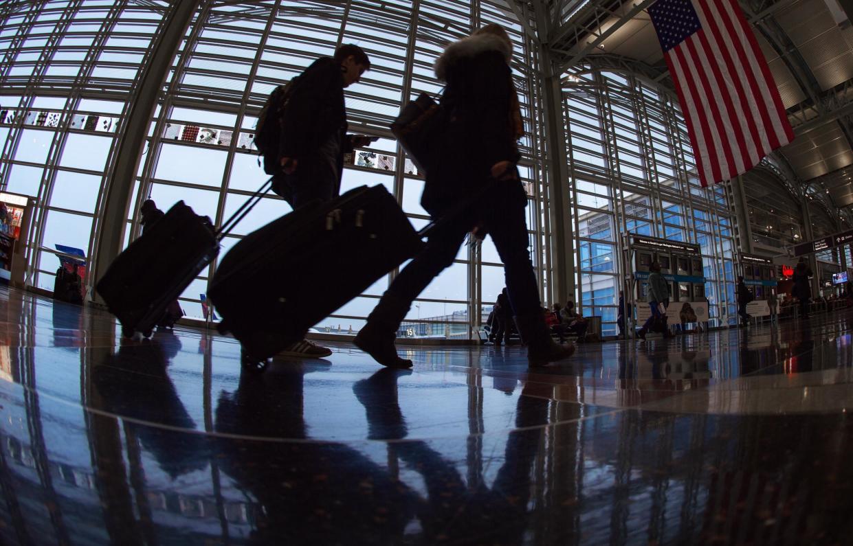 Photograph at an airport: Getty