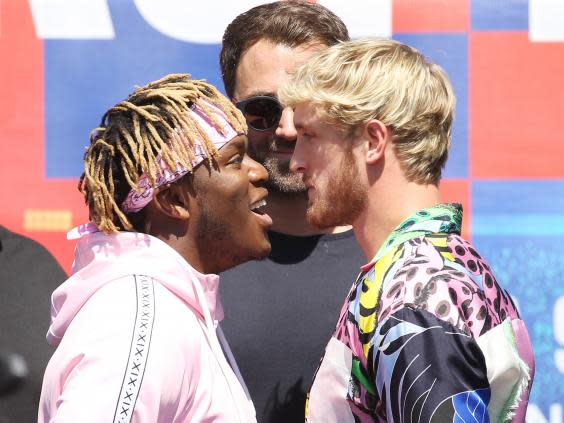 KSI fights Logan Paul on Saturday night (Getty)