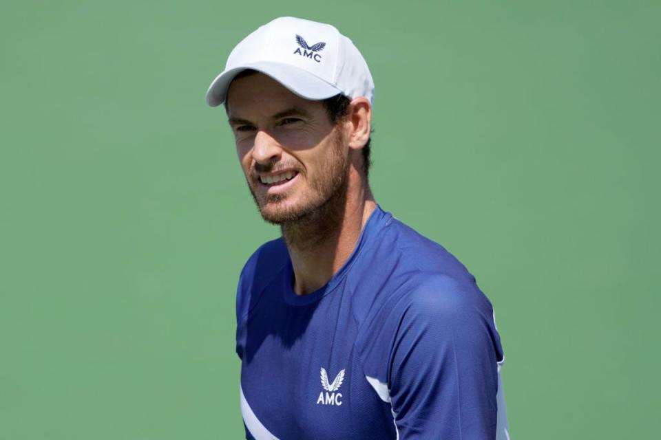 Andy Murray plays on the first day of competition at the US Open  (Getty Images)