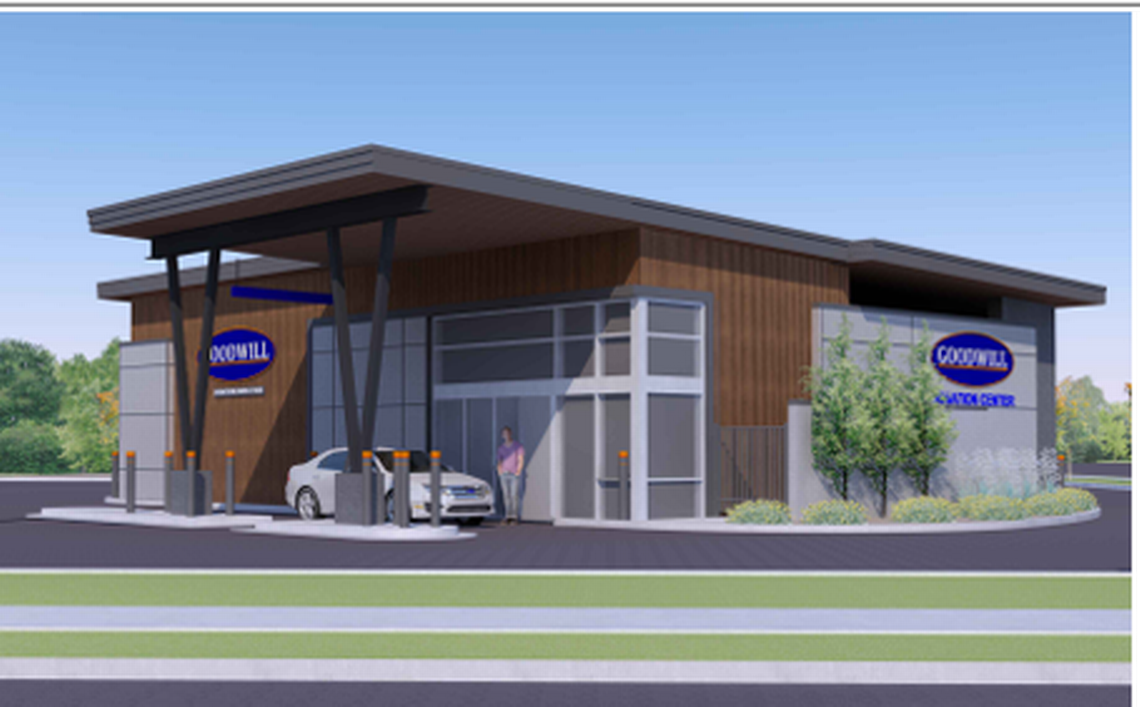 Goodwill of the Columbia Inc. is constructing a donation and sorting center in Kennewick’s Southridge area.