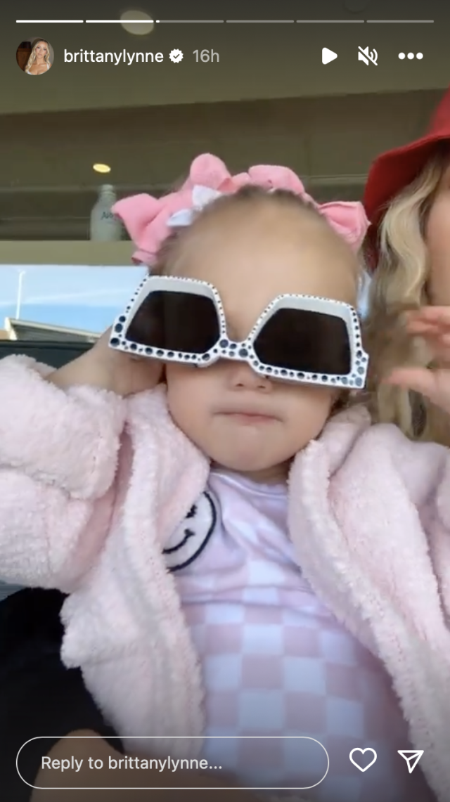 Brittany and Patrick Mahomes' Children Twinning in Sunglasses