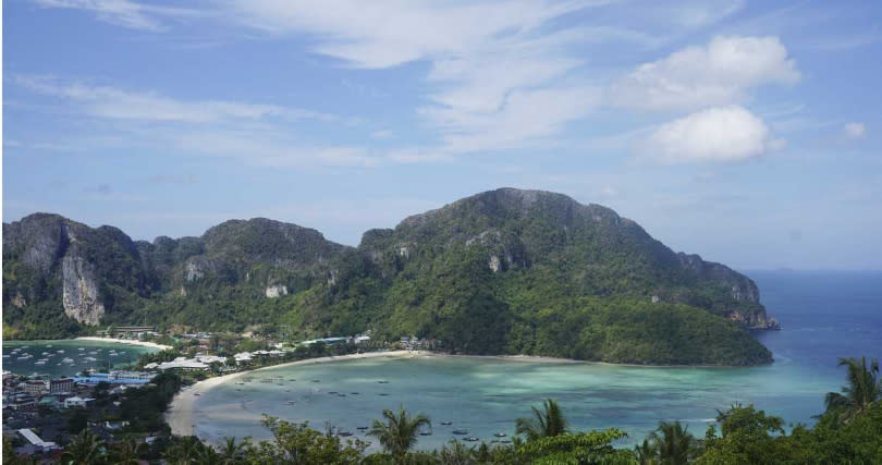 披披群島（Phi Phi Islands）已深陷缺水危機長達2個多月之久。（圖／達志／美聯社）