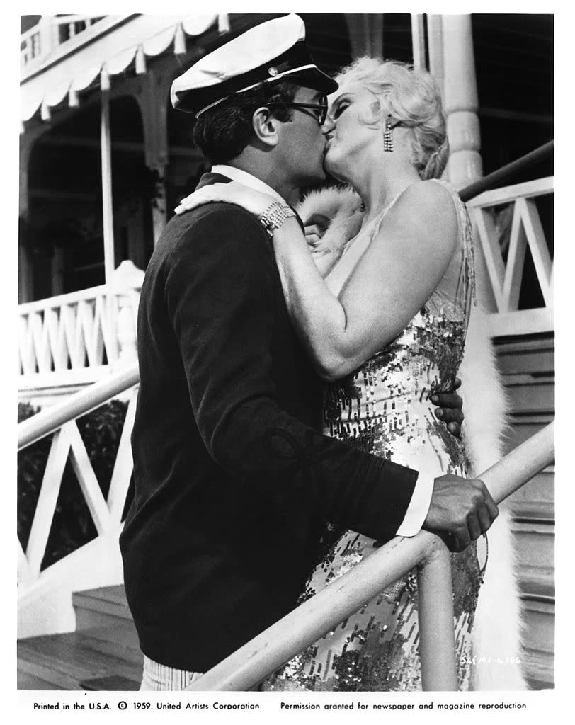 Marilyn Monroe et Tony Curtis