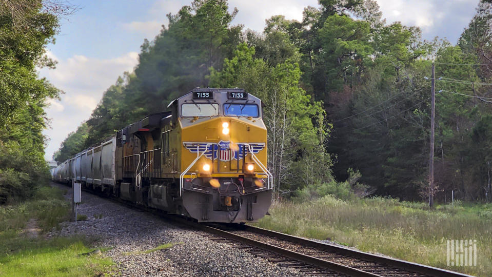 Union Pacific CEO Vena defended the company's safety record at a J.P. Morgan conference. (Photo: Jim Allen/FreightWaves)