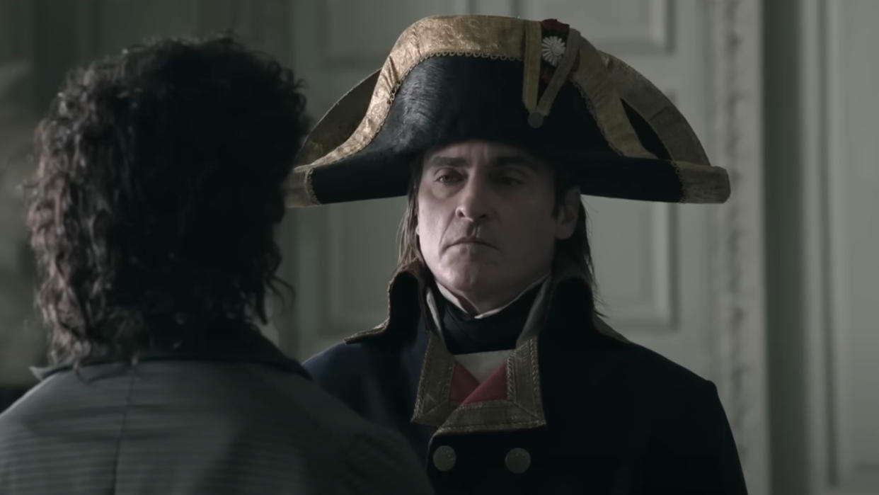  Joaquin Phoenix in Napoleon. 