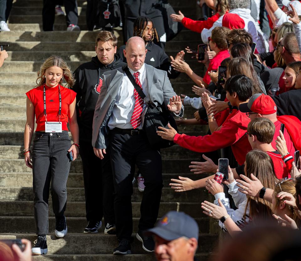 It will cost Louisville football fans more to watch coach Jeff Brohm's team at L&N Stadium in the future.