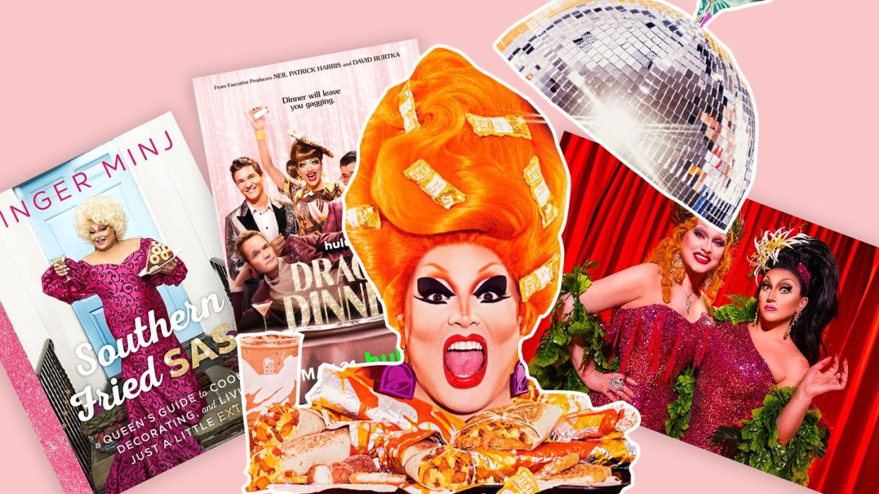 drag queens cooking shows and cookbooks