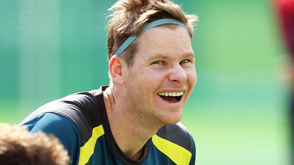 Steve Smith is one happy camper, and rightly so. (Photo by Steven Paston/PA Images via Getty Images)