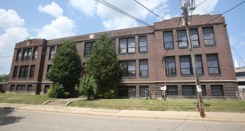 A group is seeking to have the former Portage Street Elementary School - now called the Mary L. Evans Early Childhood Center - at Ream and Portage streets NW in North Canton added to the National Register of Historic Places.