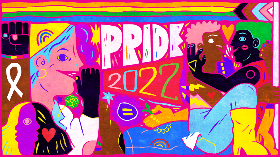 BuzzFeed's Pride 2022 banner
