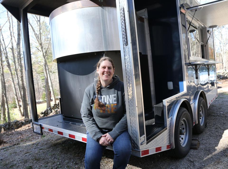 Kate Spaulding and her family will be running Stone & Fire Pizza, a food truck with a wood-fired oven inside it.