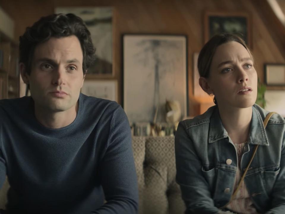 Penn Badgley and Victoria Pedretti in the first trailer for season three of "You."