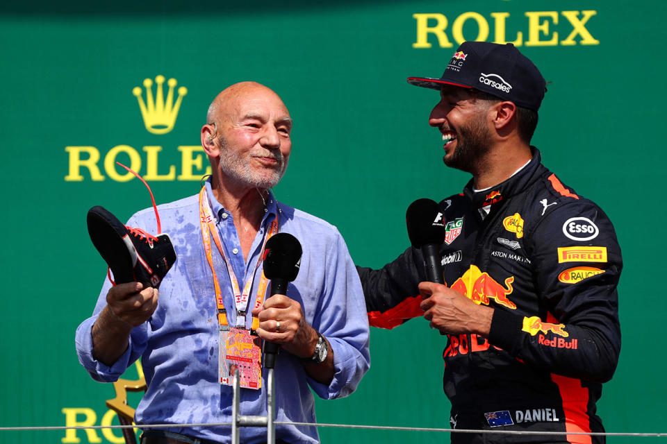 Ricciardo was impressed with Stewart's effort (Getty)