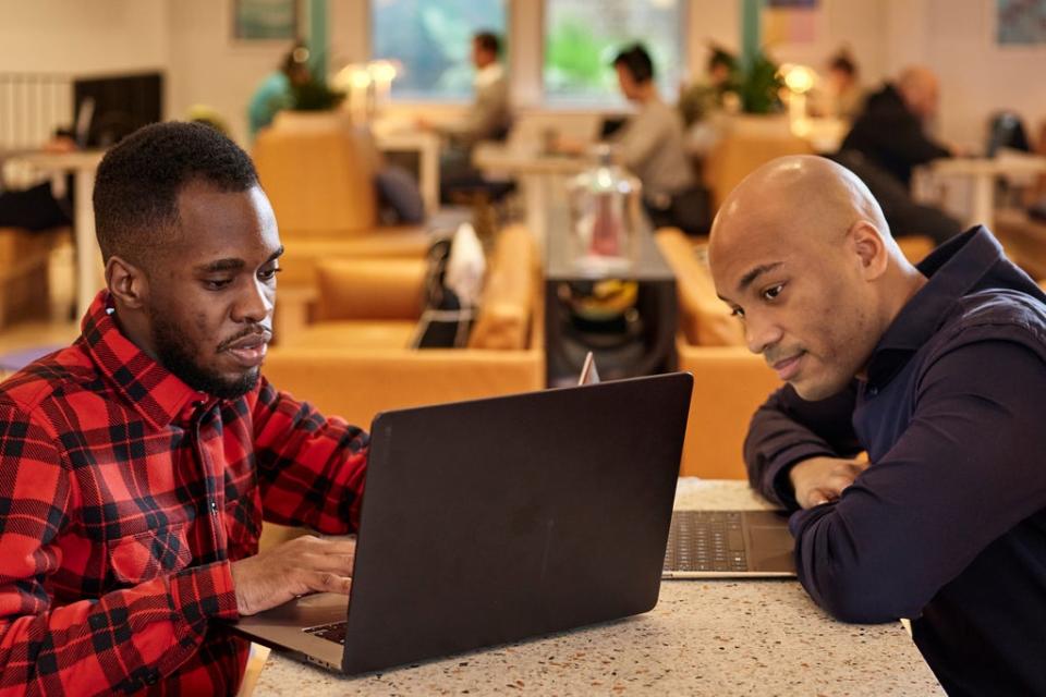 AudioMob’s founders Wilfird Obeng, left, and Christian Facey (AudioMob)