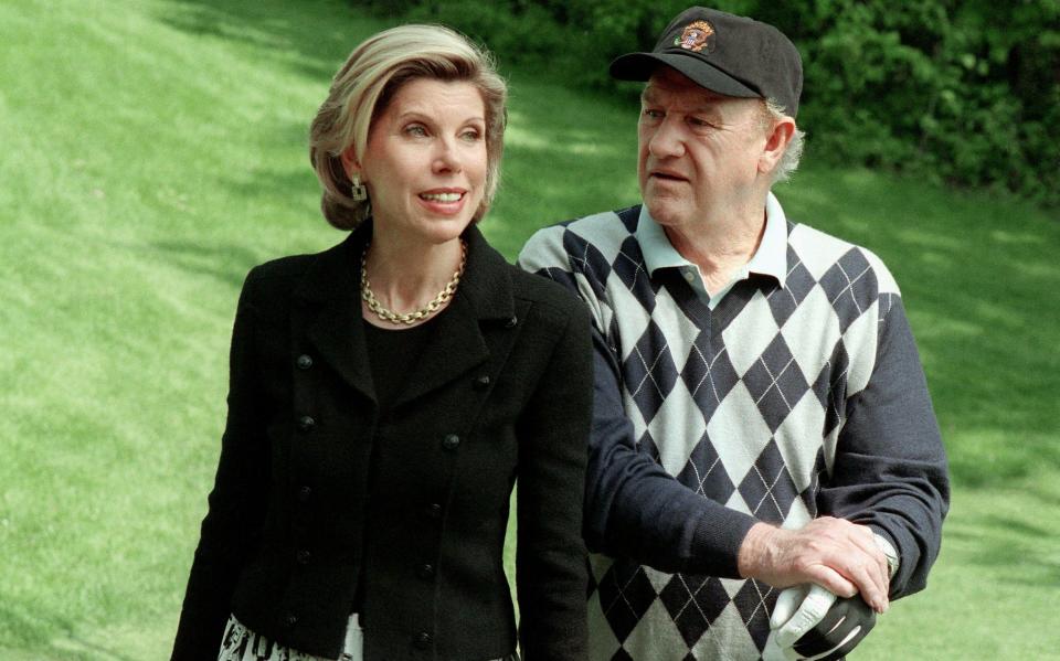 Christine Baranski and Gene Hackman in Welcome to Mooseport - Maximum Film / Alamy Stock Photo