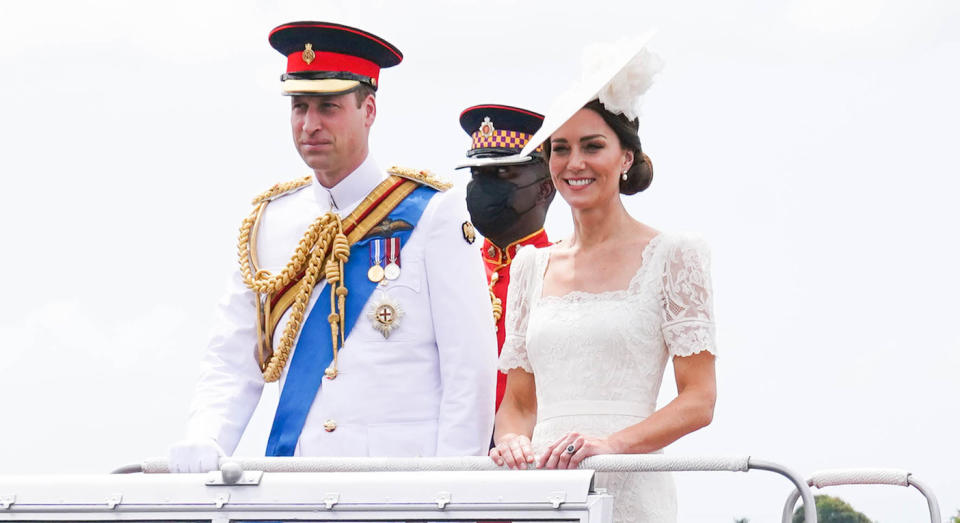 The Duke and Duchess of Cambridge continue their Caribbean royal tour in Jamaica. (Getty Images)