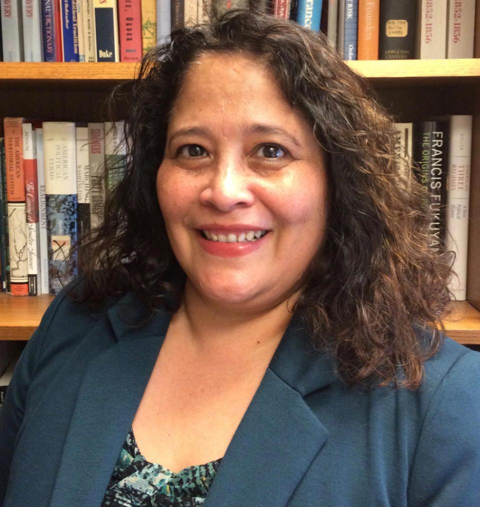 Ithaca College Professor of history, Dr. Pearl Ponce, who was recently appointed to oversee the George W. Bush Presidential Library in Dallas, Texas.