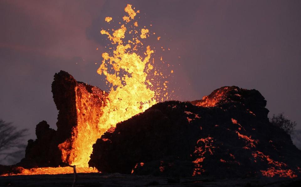 Kilauea lava