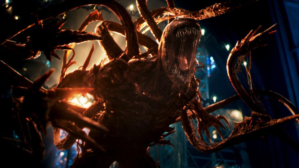 Woody Harrelson's Cletus Kasady becomes the monstrous Carnage in the sequel "Venom: Let There Be Carnage."