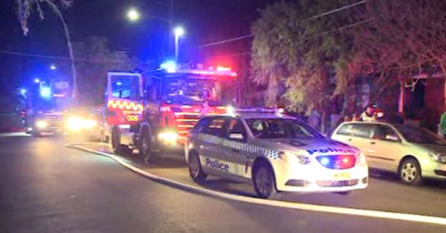 A barbecue fuelled a blaze in Sydney's inner west. Source: 7 News