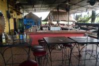 The La Terrasse bar restaurant that was attacked in Bamako, Mali. on March 7, 2015, where five people including two Europeans and a Malian police officer were killed