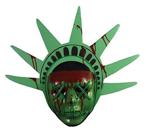 7) Lady Liberty Light Up Mask