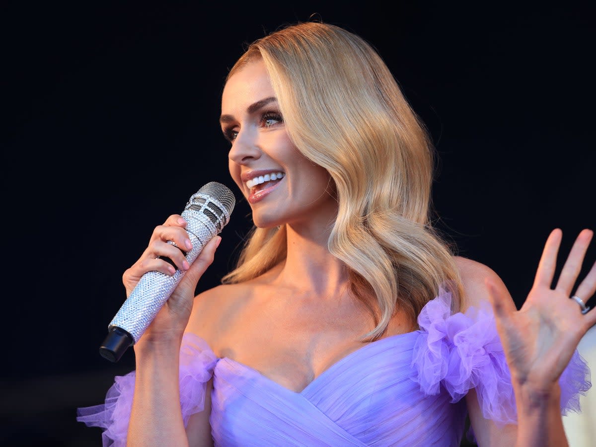 Jenkins on stage for the Platinum Jubilee  (Getty Images for ABA)