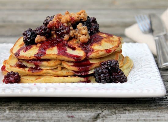 <strong>Get the <a href="http://www.cherryteacakes.com/2011/09/blackberry-cobbler-pancakes.html" target="_hplink">Blackberry Cobbler Pancakes recipe</a> by Cherry Tea Cakes</strong>