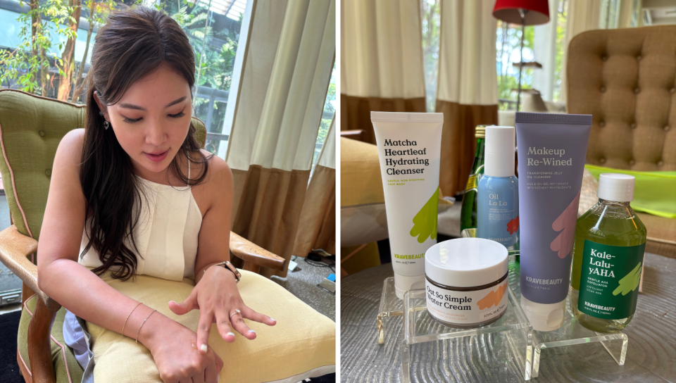 Liah Yoo, founder of Krave Beauty speaks to Yahoo Life Singapore in Singapore. (PHOTO: Reta Lee/Yahoo Life Singapore)