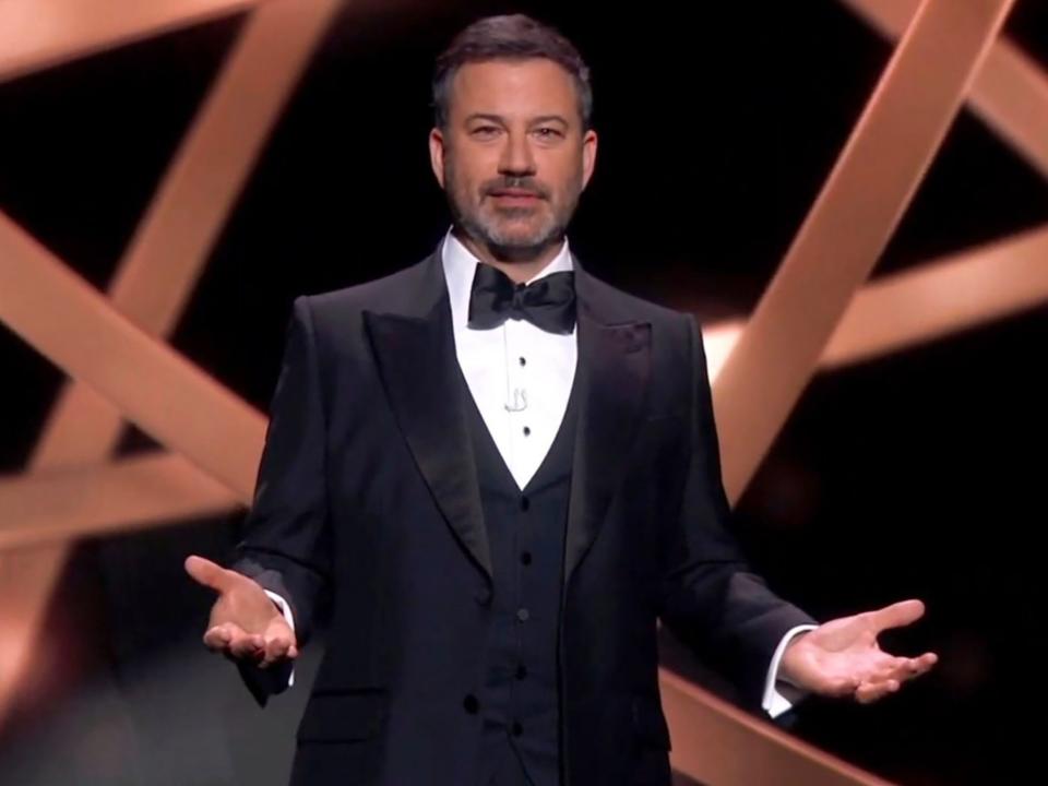 Jimmy Kimmel makes a joke about ICE at last night's EmmysABC/Disney