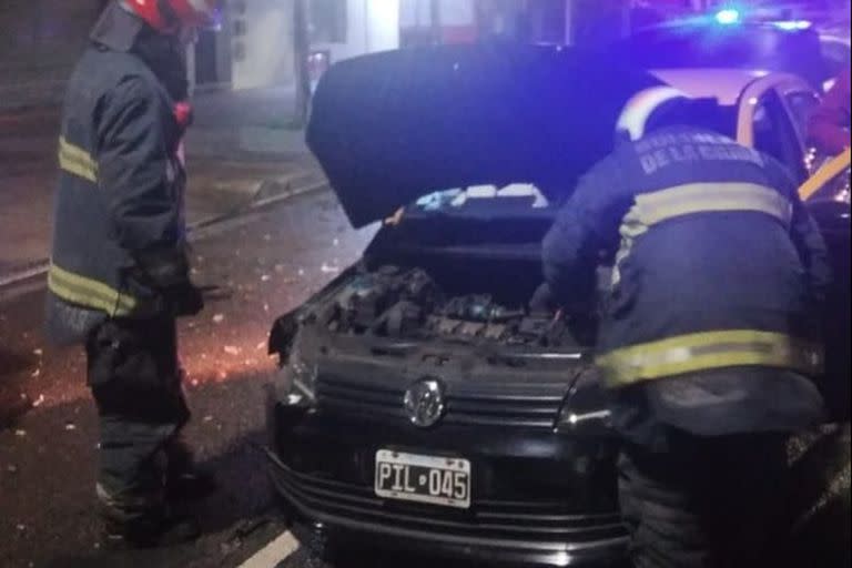 Accidente en el barrio de Parque Avellaneda.