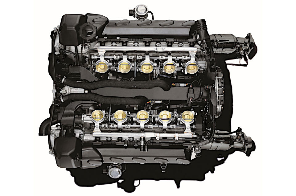 <p>To win one International Engine of the Year award is quite an achievement. To win 63, as BMW has done, is almost beyond belief. Its success has been due to a very wide range of units, from the <strong>1.5-litre three-cylinder turbo</strong> fitted to the <strong>i8 hybrid</strong> to a <strong>5.4-litre V12</strong> used in the <strong>7-Series</strong>, <strong>8-Series</strong> and <strong>Rolls-Royce Silver Seraph</strong>.</p><p>Ten of its awards were given to the <strong>5.0-litre V10</strong> which powered the <strong>M5</strong> and <strong>M6</strong>. With other engines, BMW has dominated the <strong>2.5- to 3.0-litre</strong> and <strong>3.0- to 4.0-litre</strong> categories with 14 and 13 wins respectively out of a possible 20. In 2003, BMW won the <strong>1.4- to 1.8-litre</strong> prize for its <strong>supercharged</strong> version of the <strong>Tritec</strong> engine used in early <strong>MINIs</strong>, originally a joint venture created by <strong>Rover</strong> (a BMW subsidiary at the time) and <strong>Chrysler</strong>. None of the above includes the <strong>BMW </strong>/ <strong>PSA Peugeot-Citroen Prince</strong> engine mentioned previously. If we add that, BMW’s total rises to 71.</p>
