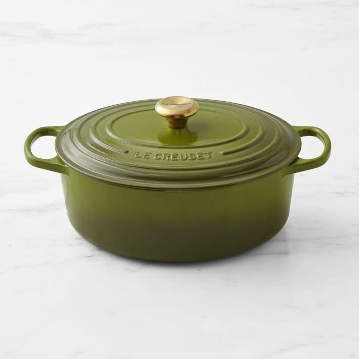 <p><a href="https://go.redirectingat.com?id=74968X1596630&url=https%3A%2F%2Fwww.williams-sonoma.com%2Fproducts%2Fle-creuset-signature-oval-dutch-oven&sref=https%3A%2F%2Fwww.delish.com%2Fkitchen-tools%2Fcookware-reviews%2Fg41696870%2Fbest-gifts-for-chefs%2F" data-i13n="elm:affiliate_link;elmt:premonetized" rel="sponsored" target="_blank" data-ylk="slk:Shop Now;elm:affiliate_link;elmt:premonetized;itc:0;sec:content-canvas" class="link rapid-noclick-resp rapid-with-clickid etailiffa-link">Shop Now</a></p> <p>Le Creuset Signature Enameled Cast Iron Oval Dutch Oven</p> <p>Williams Sonoma</p> <p>$400.00</p>