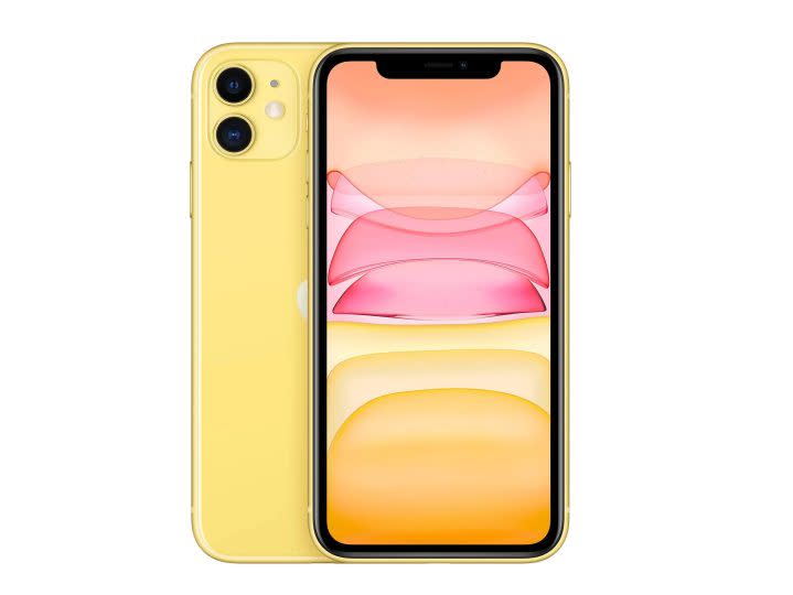 L'iPhone 11, édition jaune.