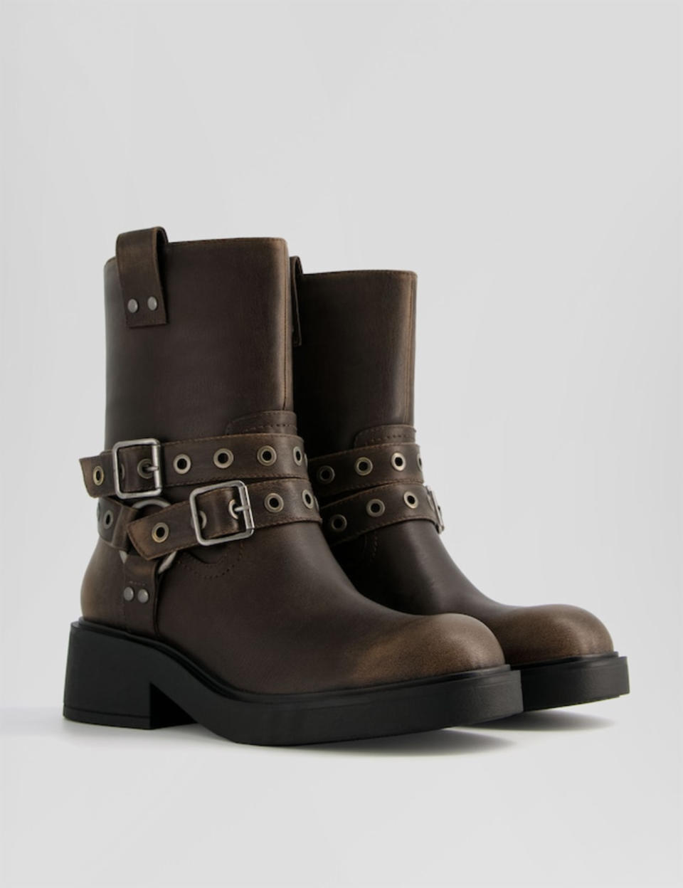 Bottines de motard Bershka