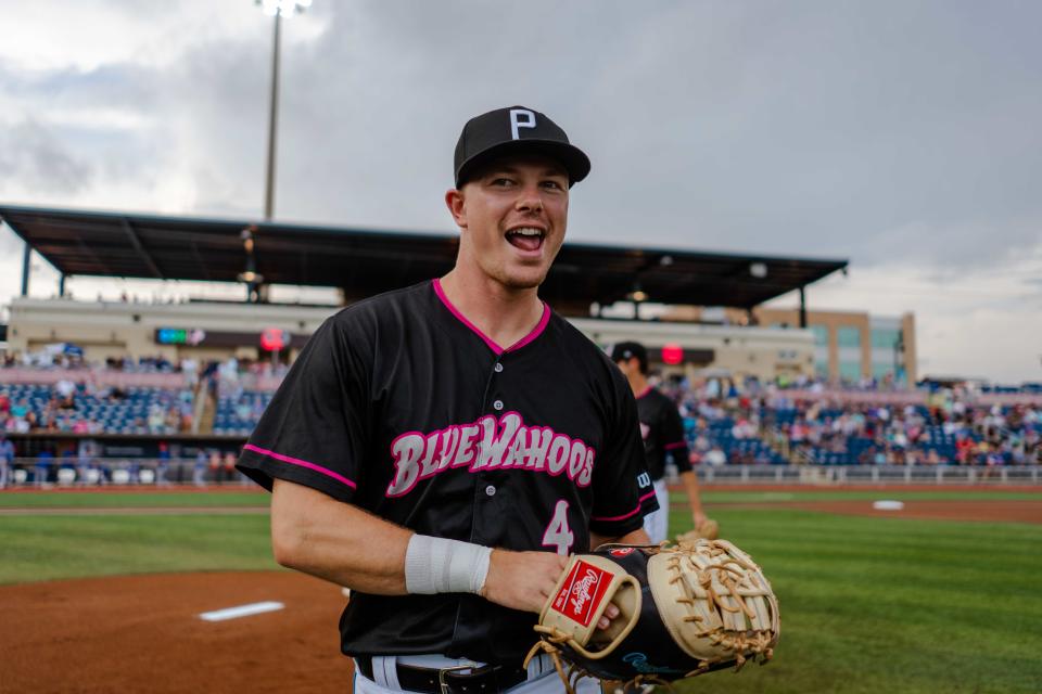 Troy Johnston has continued his prolific hitting since being elevated to Triple-A Jacksonville