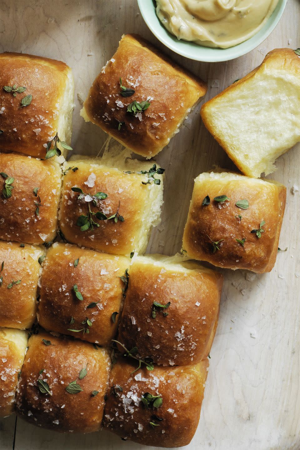 Sweet Parker House Rolls