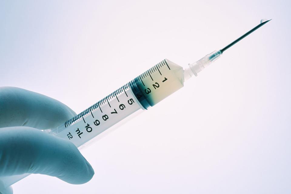 <p>Getty </p> A Getty stock photo of a syringe
