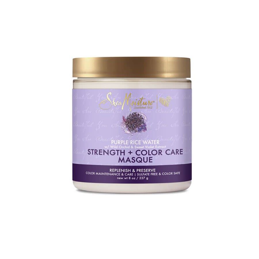 SheaMoisture Purple Rice Water Strength & Color Care Masque 