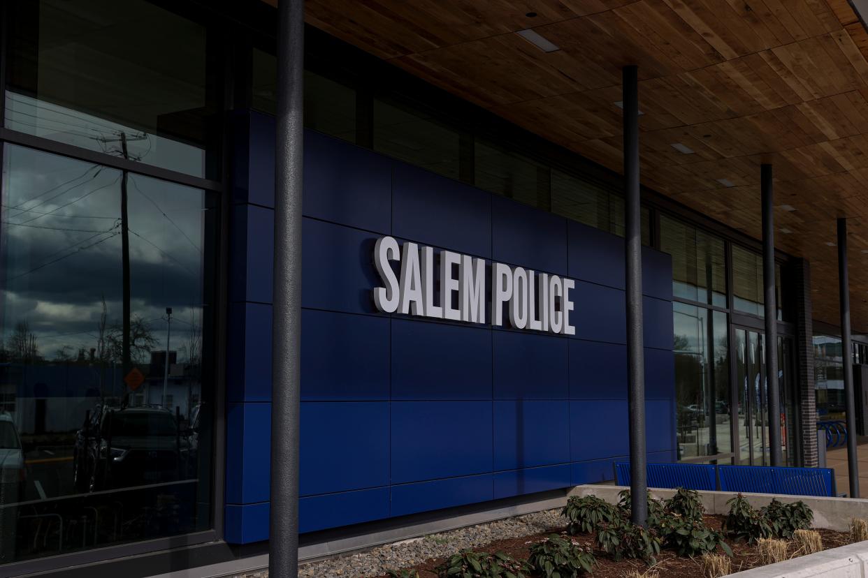 Salem Police Department headquarters in Salem, Oregon on Monday, March 15, 2021. 