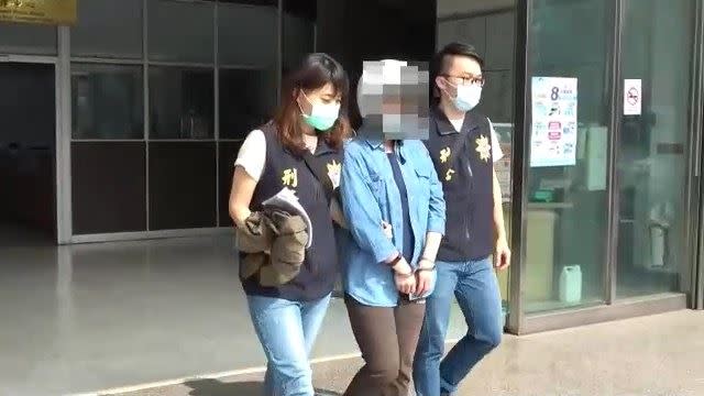 汪女落網後傳了簡訊向周媽媽道歉。（圖／翻攝畫面）