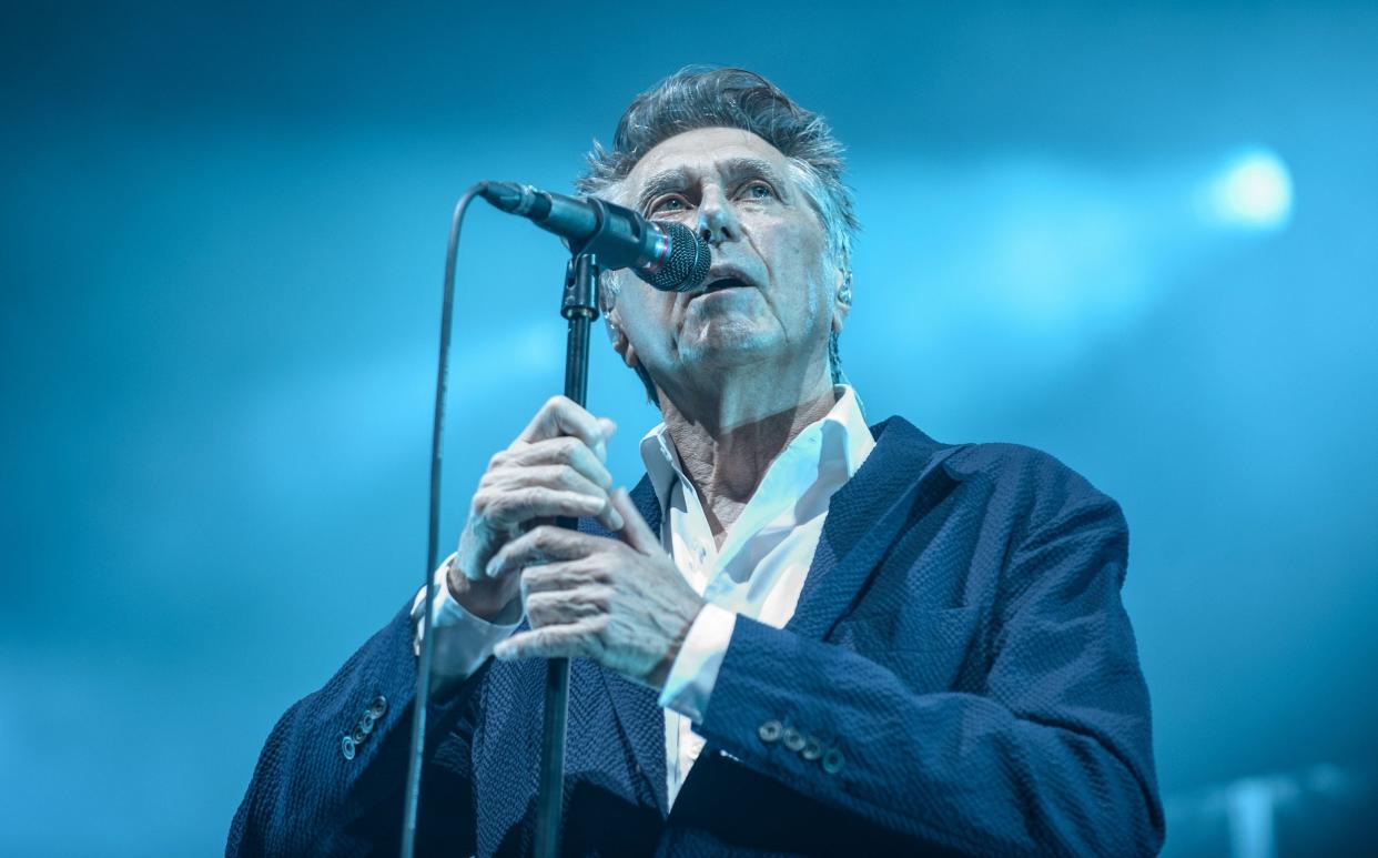 Finding new paths through old melodies: Bryan Ferry performing with the band at the OVO Hydro in Glasgow - Stuart Westwood/Shutterstock