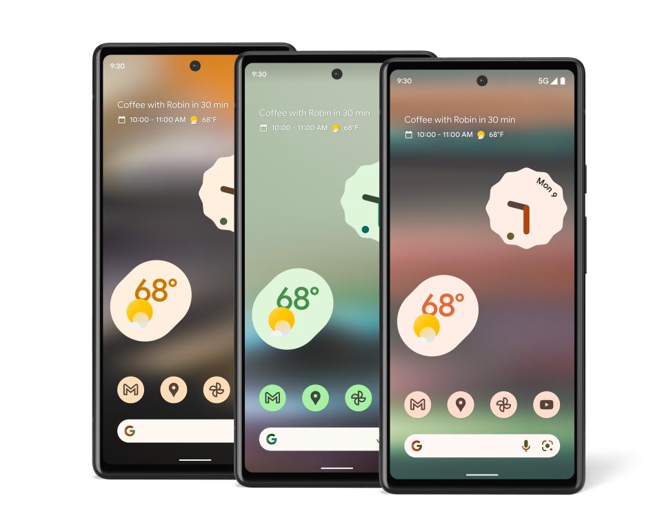 The Pixel 6a runs the same chip as the Pixel 6 and Pixel 6 Pro. (Image: Google)