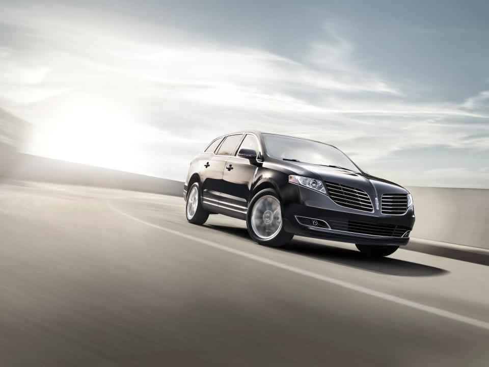 <p>The 2017 Lincoln MKT is a three-row SUV that delivers a quiet ride, a roomy cabin, and an extensive lineup of standard features. While its ride and handling are biased far more towards comfort than sportiness, that’s perfectly attuned to what car shoppers are going to be looking for in a large Lincoln sport-utility.</p><a class="link " href="https://www.caranddriver.com/lincoln/mkt-2017" rel="nofollow noopener" target="_blank" data-ylk="slk:Read the Full Review;elm:context_link;itc:0;sec:content-canvas">Read the Full Review</a>