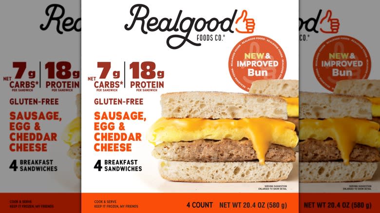 Realgood Foods Co. sandwich